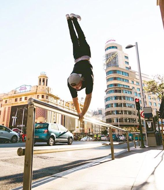 Parkour sport art