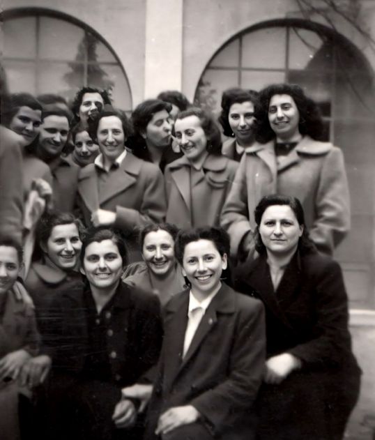 My mother with friends in 1952 My mother with friends in 1952