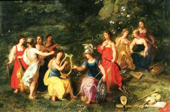 Through poetry we can transform suffering into consciousness Minerva among the Muses