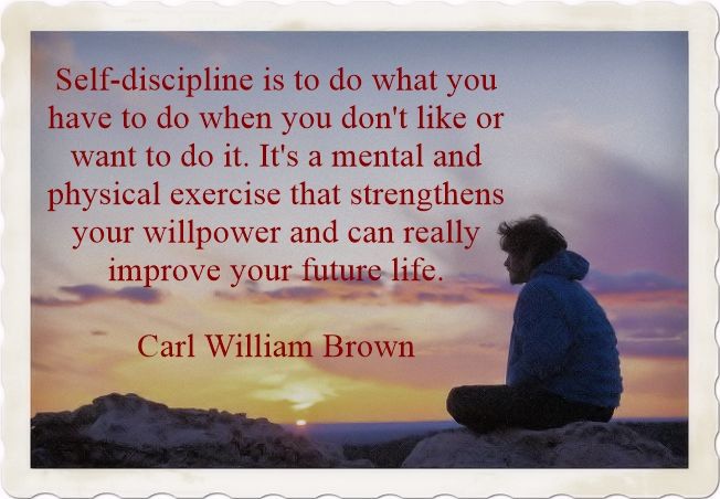 What is self-discipline by Carl William Brown What is self-discipline by Carl William Brown