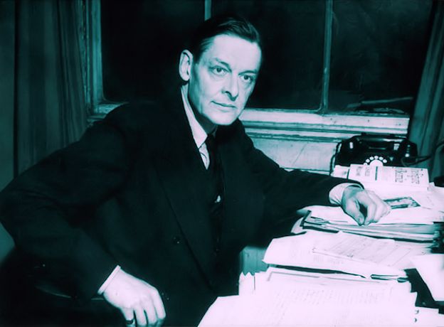 T.S. Eliot at work T.S. Eliot at work