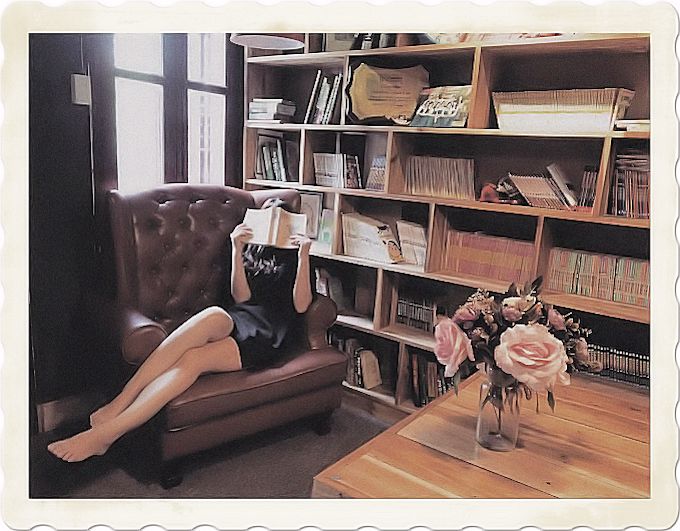 The importance of reading A woman reading a book